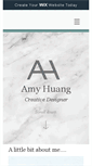 Mobile Screenshot of amyhuang.com